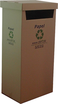 contenedor para recogida de papel a empresas